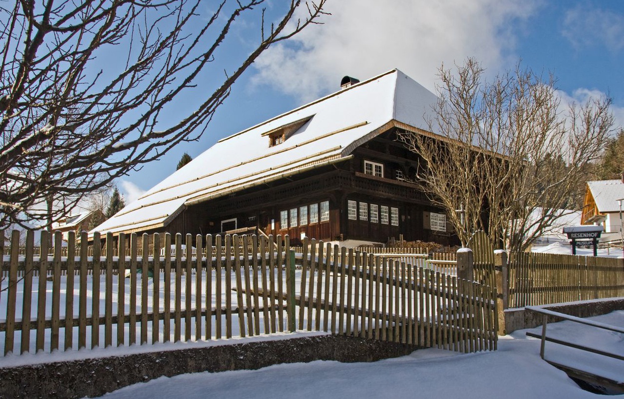 Das Schwarzwlder Holzschneflermuseum Resenhof im Winter. Foto: Ute Meier
