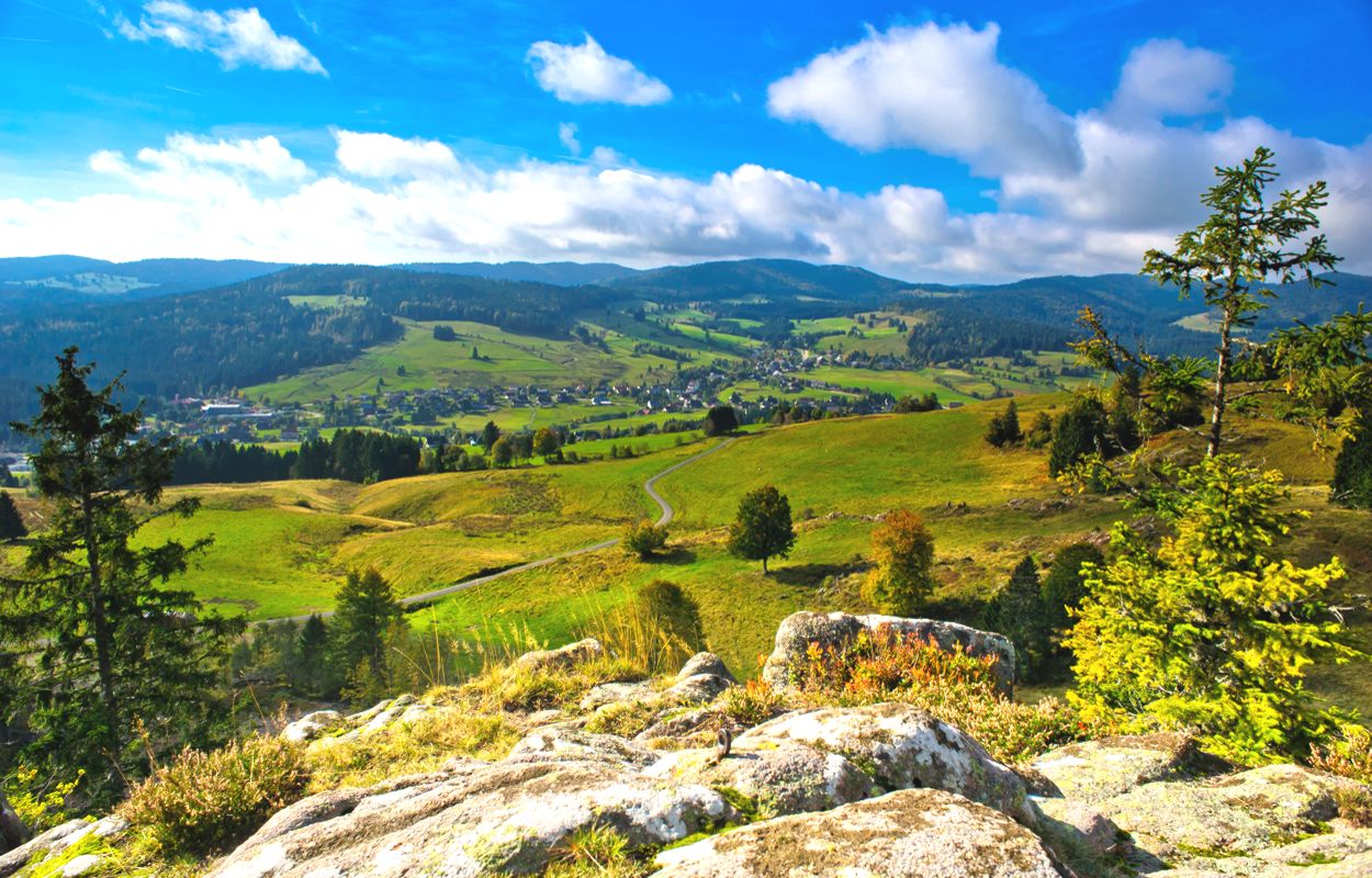 Blick auf das Bernauer Hochtal vom Hohfelsen aus. Foto: Birgit-Cathrin Duval